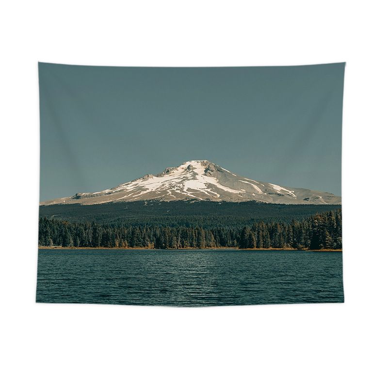 Snow-capped mountain design Wall Tapestry 200x150cm - Soft Plush Fabric Hanging for Bedroom, Living Room, Dorm Decor - Includes Mounting Kit for Easy Installation - Image 1