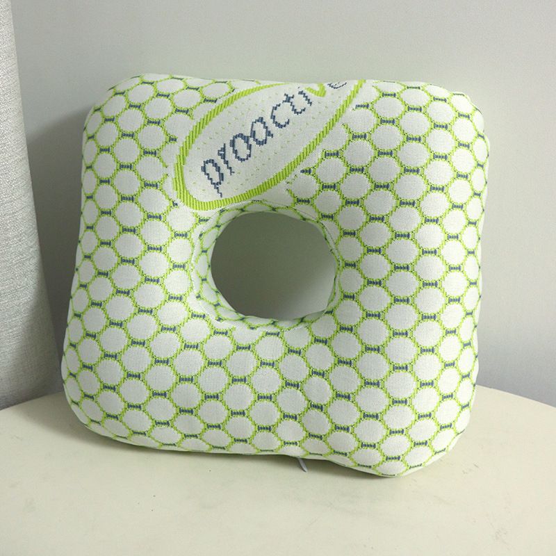 Green Ear Piercing Pillow - Soft Side Sleeper Cushion with Hollow Center for Pressure Relief, Post-Piercing Care & Comfortable Napping - Image 1