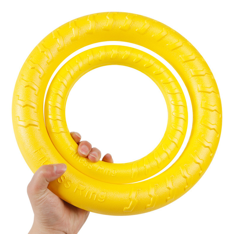EVA Dog Toy Set – 4-Piece Interactive Play Kit for Large Dogs with Floating Disc, Pull Ring, Chew Ball & Tug Rope - Image 3