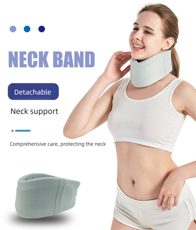 Removable Neck Support Brace – Lightweight Cervical Collar with Breathable Design for Posture Correction and Daily Use(Size:M) - Image 2