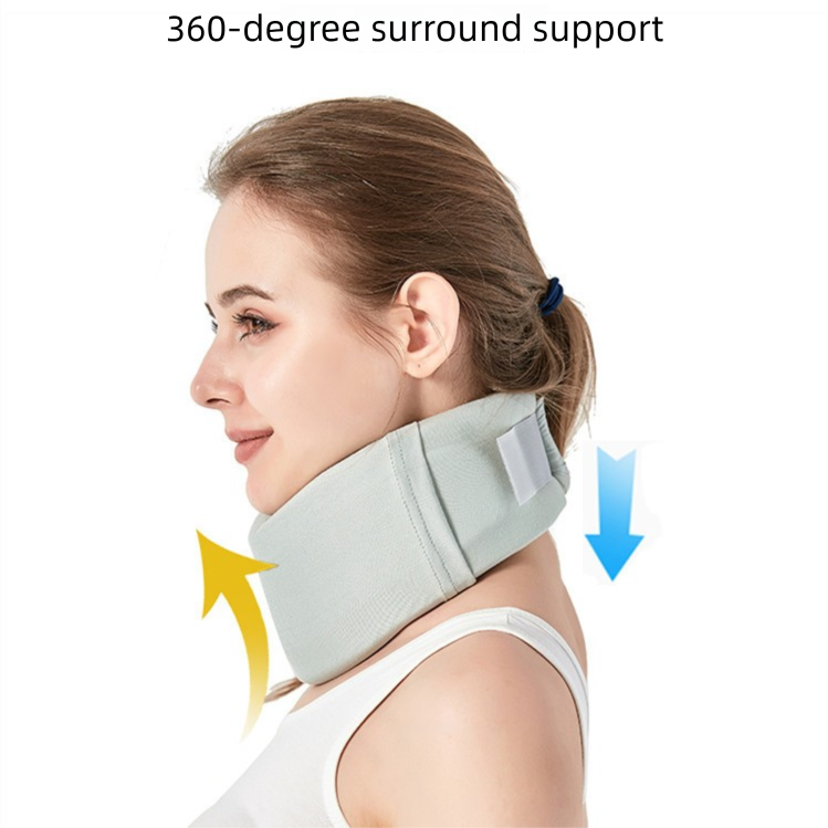 Removable Neck Support Brace – Lightweight Cervical Collar with Breathable Design for Posture Correction and Daily Use(Size:M) - Image 3
