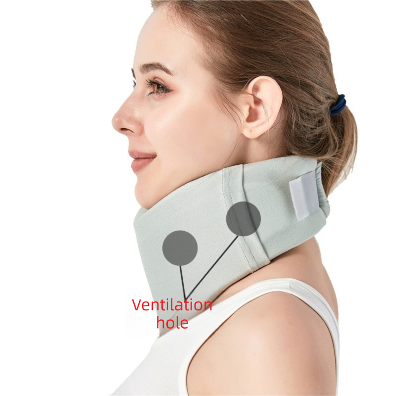 Removable Neck Support Brace – Lightweight Cervical Collar with Breathable Design for Posture Correction and Daily Use(Size:L) - Image 1