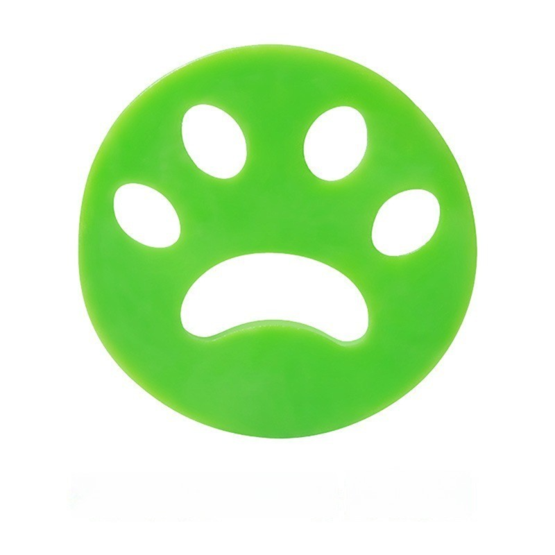 Circular Green 10-Pack Reusable Silicone Cat Paw Lint Remover for Clothes and Laundry, Double-Sided Sticky Cleaner for Pet Hair and Dust – Ideal for Home Use - Image 1