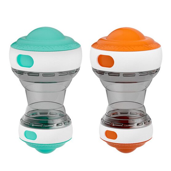 2-Pack green and orange Interactive Feeder Toy for Dogs and Cats with Slow Feeding Design, Durable ABS Material – Ideal for Mental Stimulation and Healthy Eating Habits - Image 1