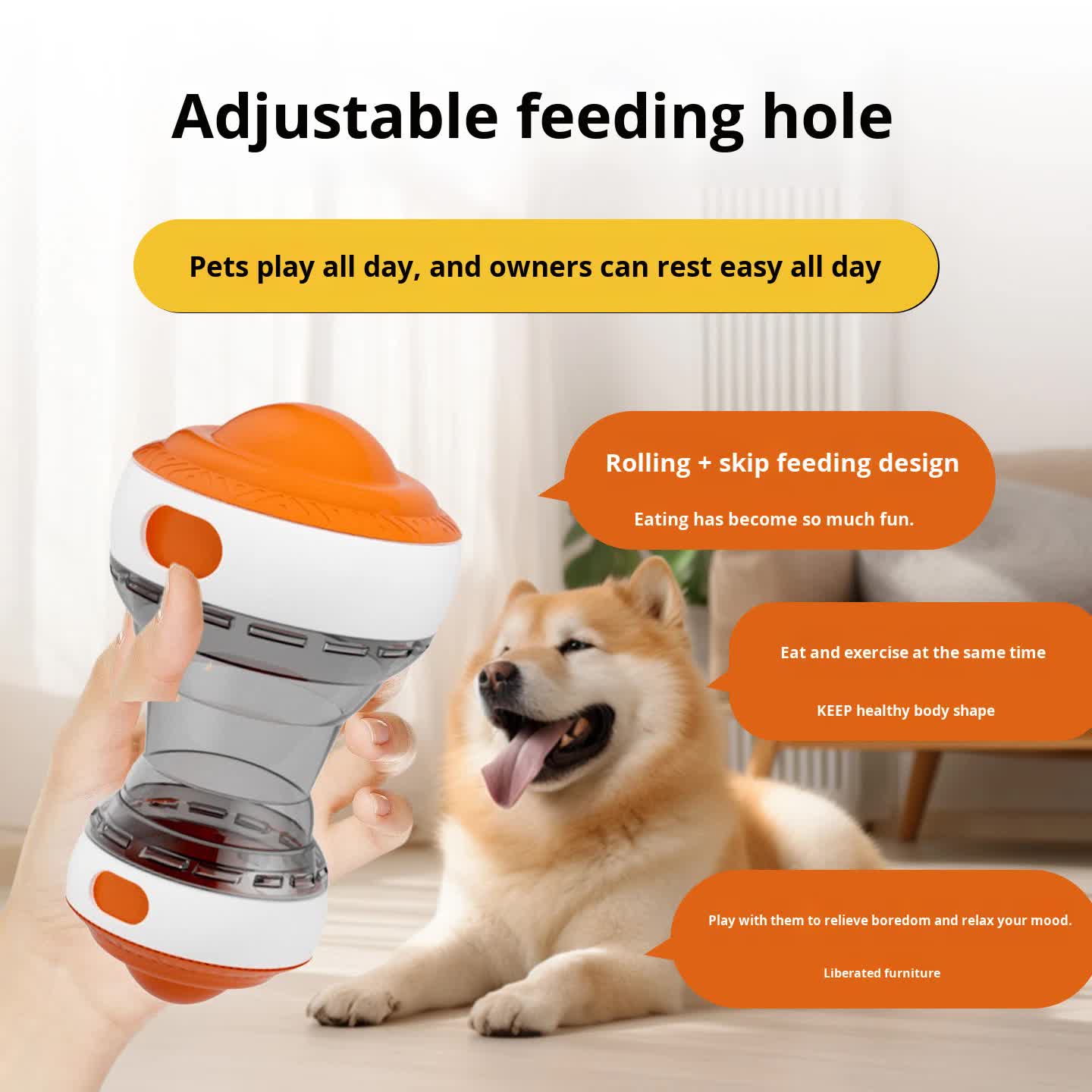 2-Pack green and blue Interactive Feeder Toy for Dogs and Cats with Slow Feeding Design, Durable ABS Material – Ideal for Mental Stimulation and Healthy Eating Habits - Image 2