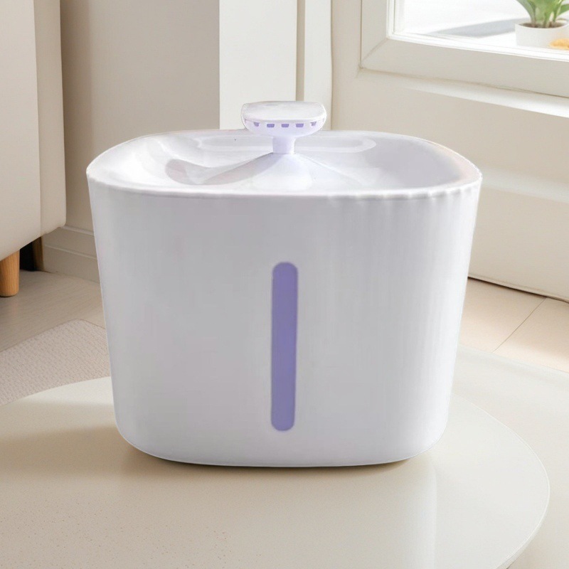 White New Pet Water Fountain – 3L Automatic Circulating Water Dispenser, Quiet Operation, Non-Wet Mouth Design for Cats and Dogs - Image 2