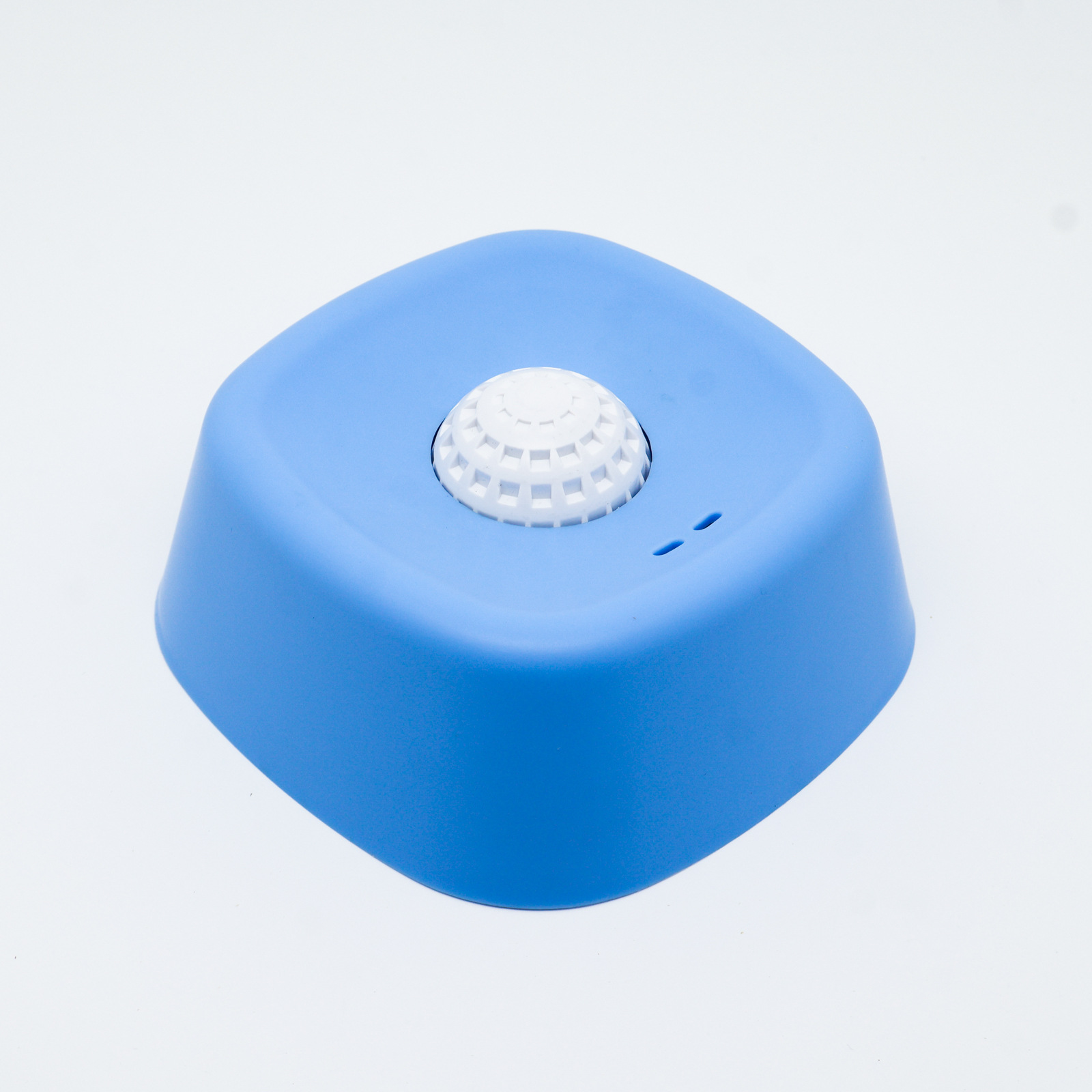 Blue bowl, white ball Slow Feeding Dog Bowl with Built-In Rolling Ball – Anti-Spill Pet Lick Dish for Healthy Eating Habits - Image 1