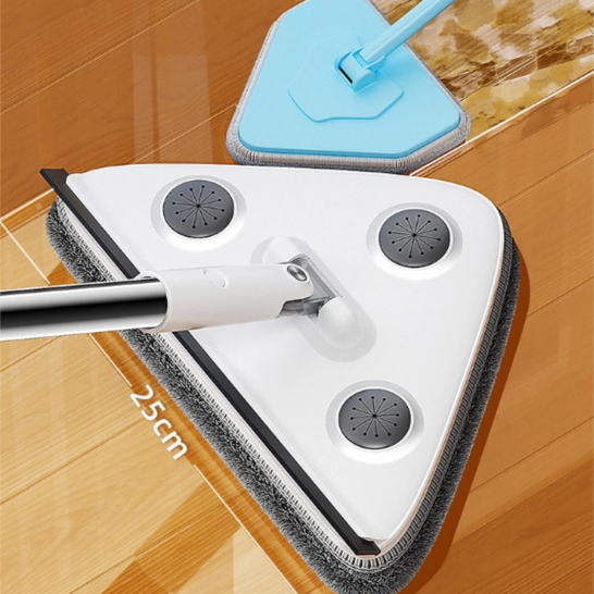 5-Pack Window Cleaning Tool – Extendable Rod + 25cm Triangular Head + 2 Cleaning Cloths for Ceiling, Glass & Floor - Image 6