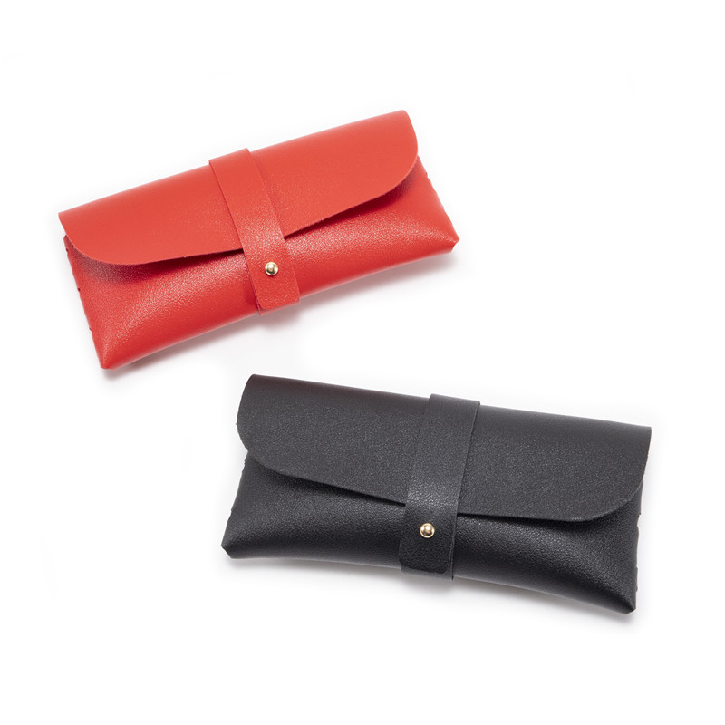 30-Piece Black Chic & Sleek PU Leather Soft Eyeglass Case - Protective Pouch for Sunglasses & Reading Glasses - Image 2