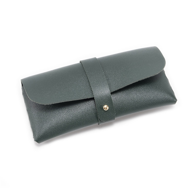 30-Piece green Chic & Sleek PU Leather Soft Eyeglass Case - Protective Pouch for Sunglasses & Reading Glasses - Image 1