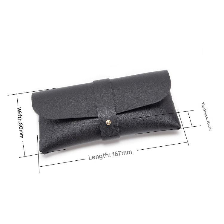 30-Piece beige Chic & Sleek PU Leather Soft Eyeglass Case - Protective Pouch for Sunglasses & Reading Glasses - Image 4