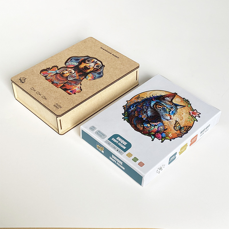 Irregular-Shaped Puzzle – A3 Size (33×43cm), 210-Piece Design, 4mm Thickness, Compact Packaging(Fliggy Angel) - Image 4