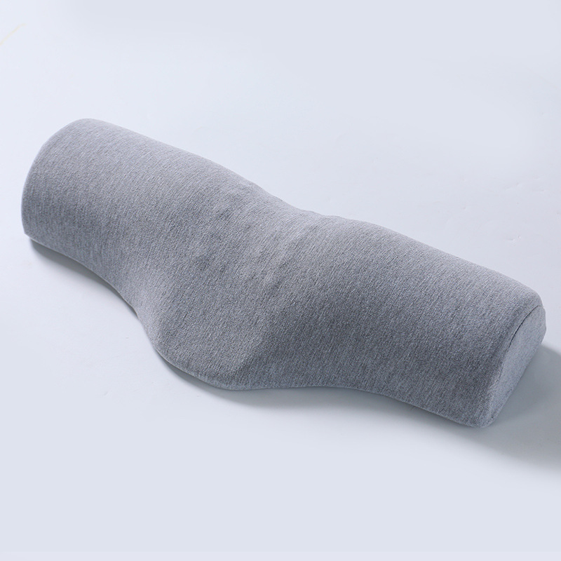 Light gray Cervical Support Pillow – Memory Foam Core with Ergonomic Design for Neck Pain Relief and Deep Sleep - Image 1