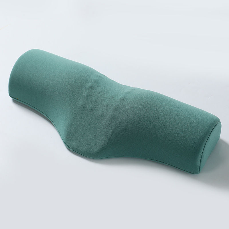 Green Cervical Support Pillow – Memory Foam Core with Ergonomic Design for Neck Pain Relief and Deep Sleep - Image 1