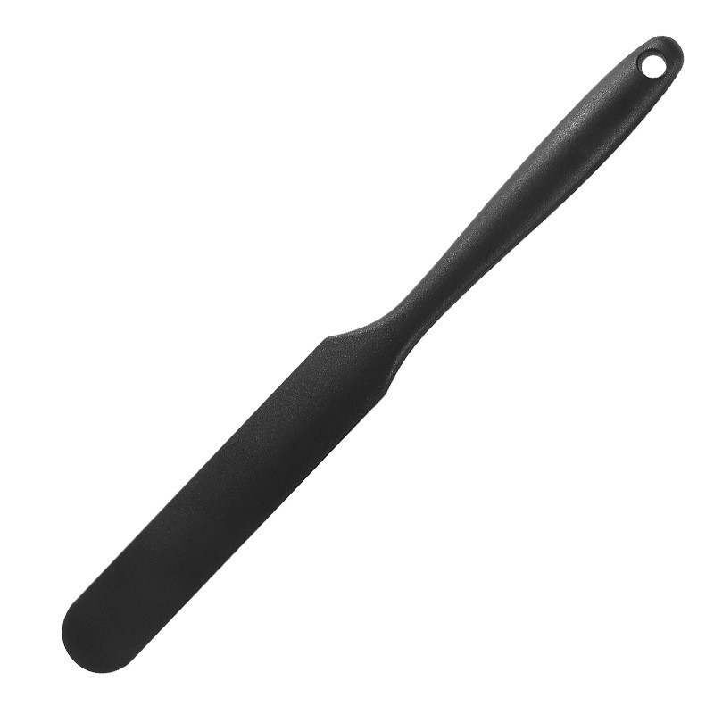 10-Pack Black Mini Silicone Spatulas – Flexible Baking Scrapers for Flour, Jam, Butter & Cake Decorating - Image 1
