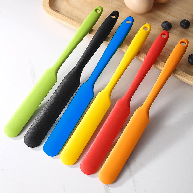 10-Pack Green Mini Silicone Spatulas – Flexible Baking Scrapers for Flour, Jam, Butter & Cake Decorating - Image 3