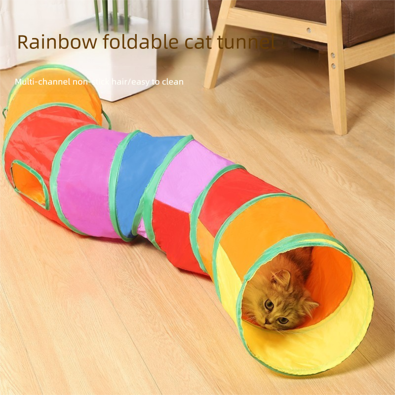 Cat Track Ball Toy – Wave-Shaped Wall Mount Puzzle for Indoor Cats, with Rolling Balls and Suction Cups(S-shaped) - Image 2