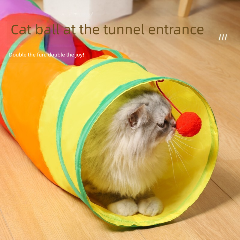 Cat Track Ball Toy – Wave-Shaped Wall Mount Puzzle for Indoor Cats, with Rolling Balls and Suction Cups(T-shaped) - Image 3