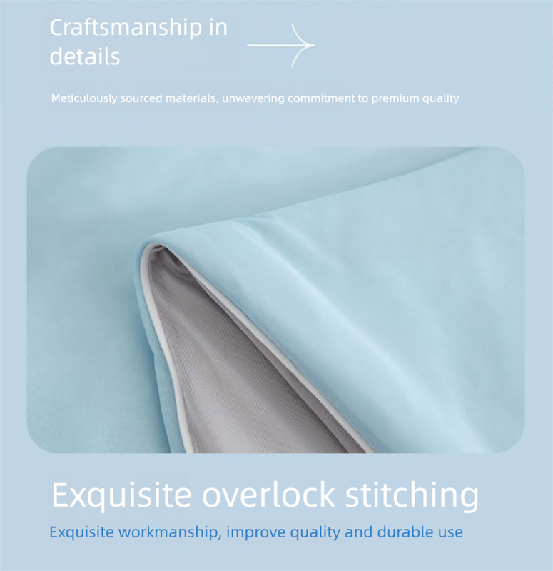 Purple and gray Cooling Summer Quilt with Ice Silk Fabric Lightweight Breathable Air Conditioner Blanket 180x220cm Soft Washable Comforter for Home Sleep Comfort - Image 3