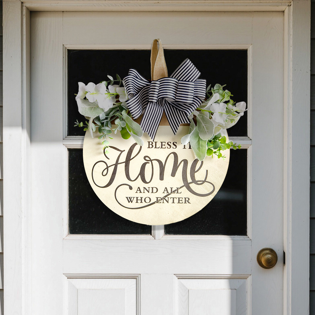 Rustic Wooden Door Hanger – 