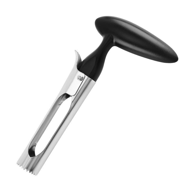 Black Set of 2 Stainless Steel Apple Corers – Heavy-Duty Fruit Core Remover Tool with Comfort Grip, Easy to Use & Clean, for Apples, Pears, and Similar Fruits - Image 1