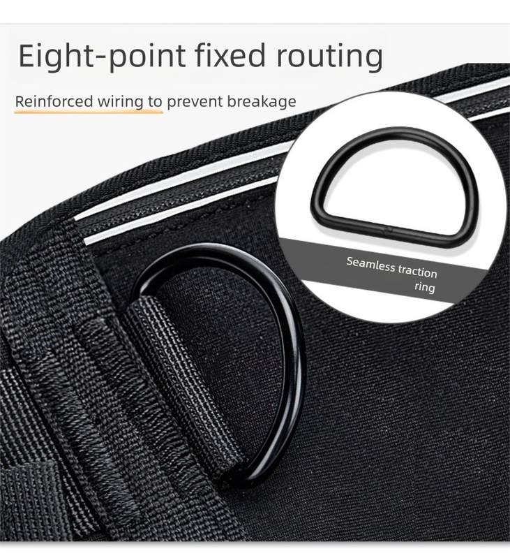 Pink Shock-Absorbing Running & Dog Walking Belt – Integrated Waist Pack with Retractable Traction Rope and Ergonomic Support - Image 4