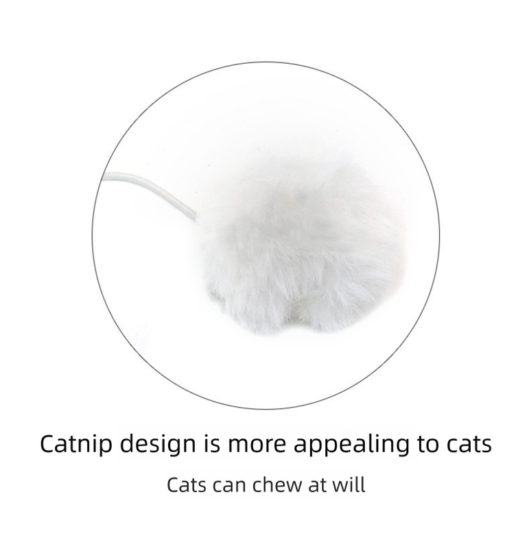 Grey Cat Climbing Frame with Sisal Scratching Post, Integrated Resting Platform and Hanging Pom-Pom Toys – Sturdy Floor Standing Cat Tree for Scratching, Climbing and Relaxation - Image 3