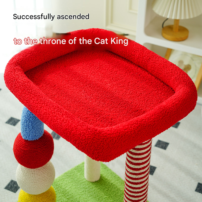 U-Shaped Cat Tree with Sisal Scratching Posts - Image 2