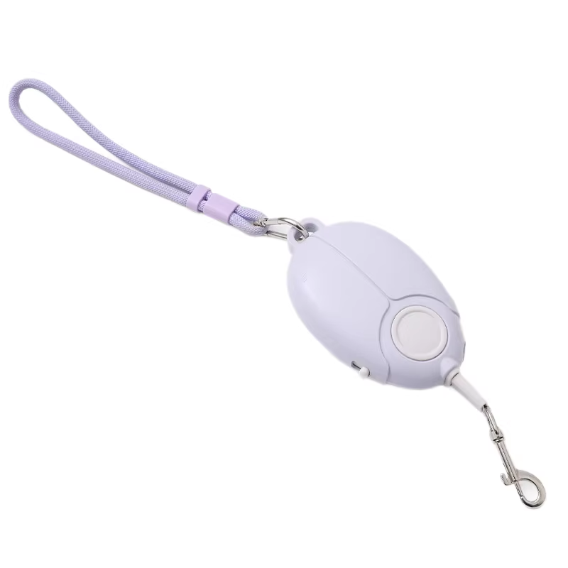 Purple Retractable Dog Leash with Luminous Rope 3M Anti-Tangle Automatic Extension Pet Walking Rope for Small to Medium Dogs Comfortable Grip and Lightweight Wrist Strap for Night Walks - Image 1
