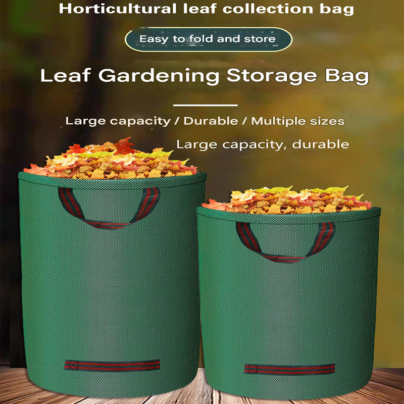 Heavy-Duty Pop-Up Garden Leaf Bag - Large Capacity PP Woven Collection Sack for Leaves, Weeds, Branches & Yard Debris(50L) - Image 4