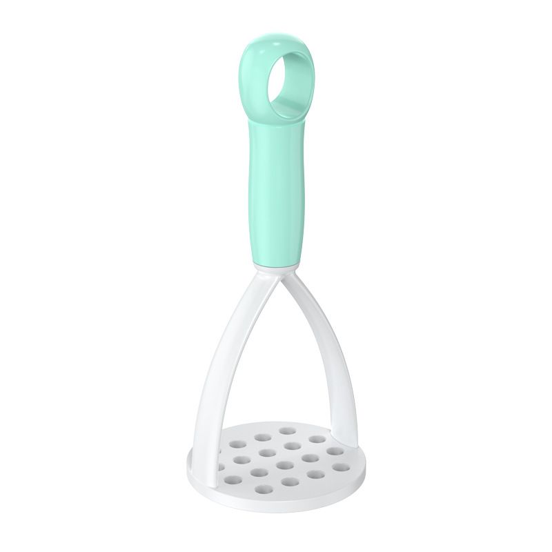 3-Pack Green Manual Potato Masher - Baby Food Maker & Vegetable Ricer with Reinforced Arch Design, Durable PP Kitchen Tool for Mashing Potatoes, Sweet Potatoes, and Fruits - Image 1