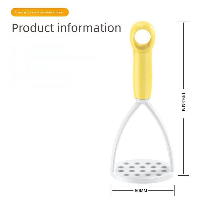 3-Pack Green Manual Potato Masher - Baby Food Maker & Vegetable Ricer with Reinforced Arch Design, Durable PP Kitchen Tool for Mashing Potatoes, Sweet Potatoes, and Fruits - Image 7