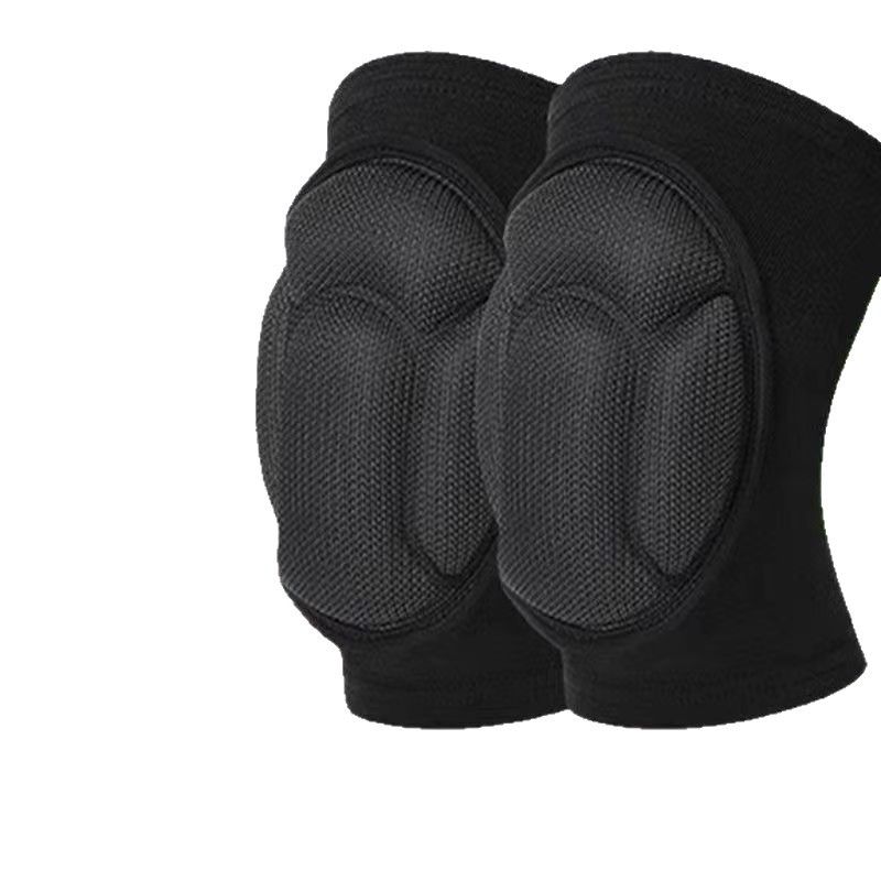 Size M Black Protective Sponge Knee Pads for Cycling and Climbing Impact Resistant Guard Pair for Sports and Roller Skating Comfort Solution for Local Athletes(1 Pair) - Image 1
