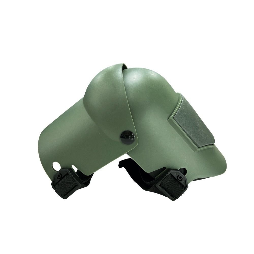 Green Professional Grade TPU Construction Knee Pads Wear-Resistant Shock Absorbing Foldable Design for Local Engineering Projects and Site Safety (1 Pair) - Image 3