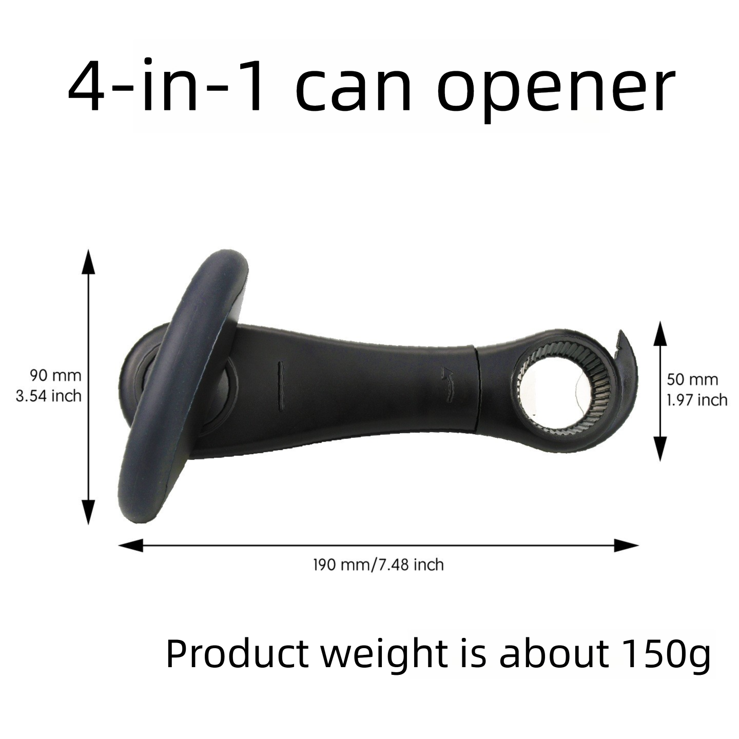 Blue Multifunctional Manual Can Opener with Safe Smooth Edge Cutting Effort-Saving Design for Home Kitchen Easy Opening Solution for Local Households - Image 5