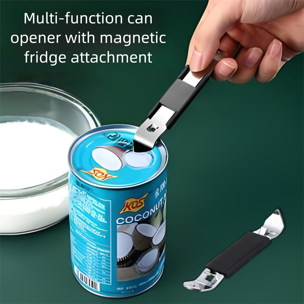 5-Pack Dark blue Magnetic Can Opener - Heavy Duty Puncture Tool for Condensed Milk and Coconut Cream Cans - Commercial Grade Kitchen Accessory for Milk Tea Shops and Daily Home Pantry Use - Image 3