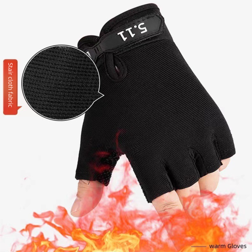 Yellow Tactical Half Finger Gloves with Hard Knuckle Protection - Non-Slip Breathable Combat Gloves for Men and Women, Heavy Duty Fingerless Design for Outdoor Training, Hiking, Cycling and Shooting - Image 2