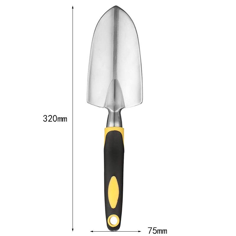 3-Piece Green Gardening Tool Set - Heavy Duty Aluminum Alloy with Bonus Claw Gardening Gloves - Rust Resistant Hand Trowel, Cultivator and Transplanter for Planting, Digging and Weeding - Image 4