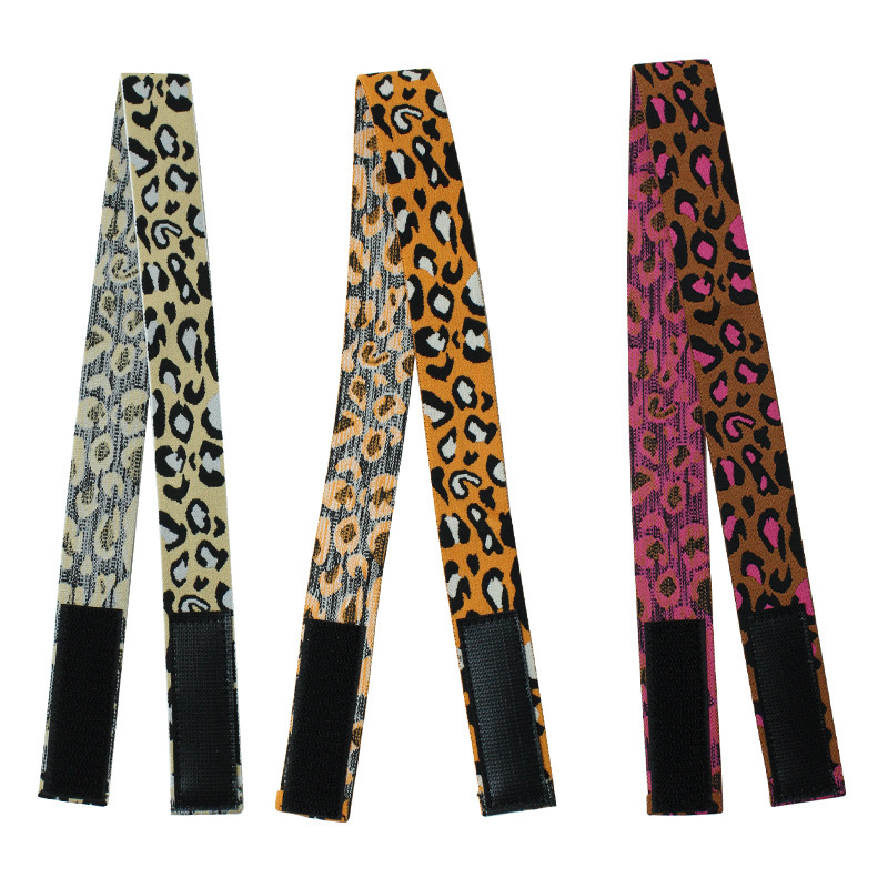 Adjustable Elastic Headband & Wig Grip Band - Comfortable and Seamless Edge Fixer for Wigs and Frontals (3-Pack Leopard Print) - Image 1