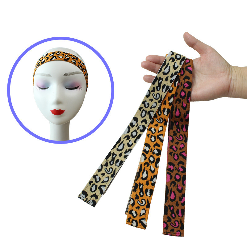 Adjustable Elastic Headband & Wig Grip Band - Comfortable and Seamless Edge Fixer for Wigs and Frontals (Black + Pink) - Image 2