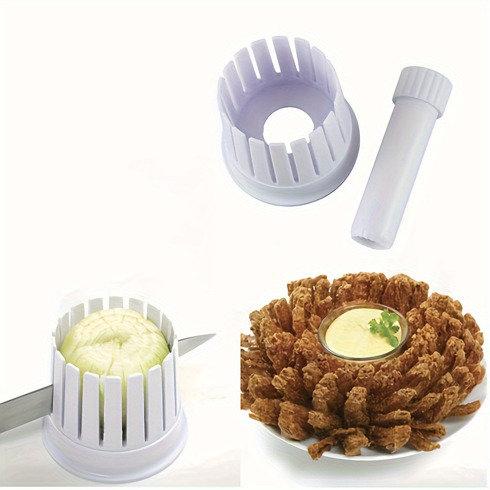 Fried Blooming Onion Maker - Professional Onion Flower Slicer & Cutter, Kitchen Vegetable Garnishing Tool - Image 1