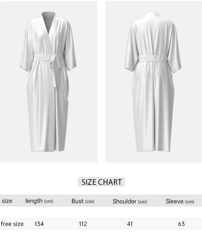 Women's Sexy Leopard Long Sleeve Print Satin Robe - Breathable Luxury Satin Chiffon Housecoat & Long Elegant Morning Gown - Image 6
