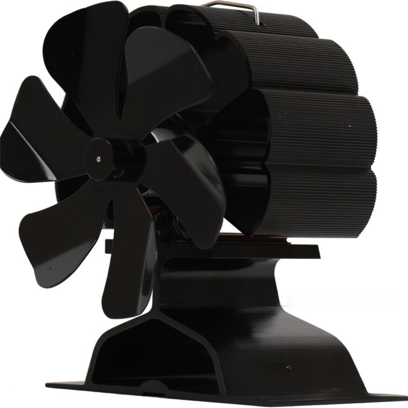 Mini Heat-Powered Fireplace Fan - Eco-Friendly and Self-Powered Silent Thermal Air Circulation Fan for Home Heating (No Electricity) - Image 1
