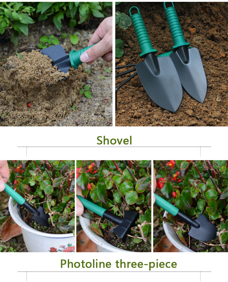 10-Piece Purple Professional Garden Tool Set with Carrying Case - Ergonomic Gardening Kit for Digging, Weeding & Pruning - Image 3