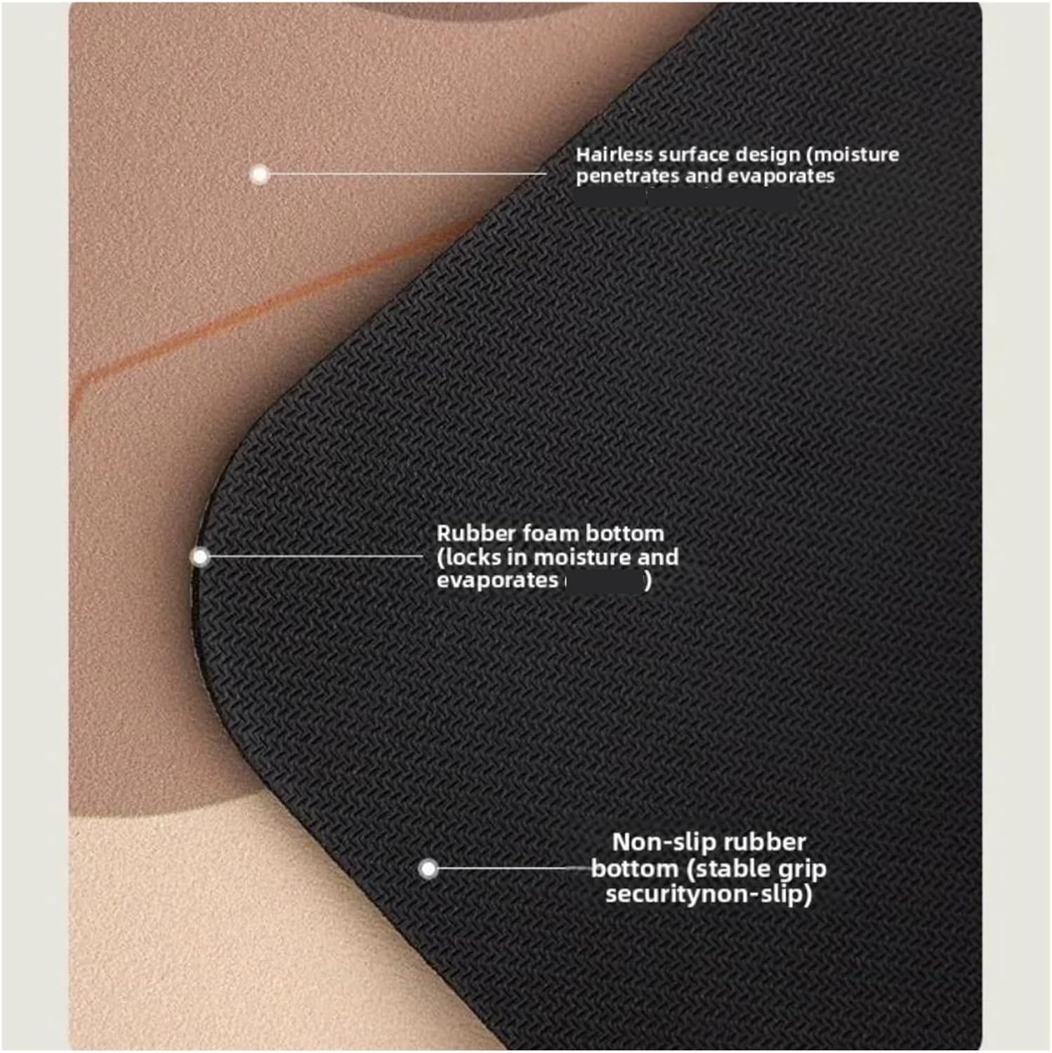 Ultra-Absorbent Instant Dry Diatom Mud Bathroom Mat (40 x 60 CM) - Puzzle Decor Anti-Slip Rubber Rug for Kitchen, Entryway & Shower(Green) - Image 5