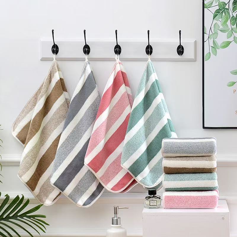 8-Piece Green Luxury Coral Fleece Towel & Bath Sheet Set - Ultra-Soft High-Density Absorbent Towels Complete Bundle - Image 3