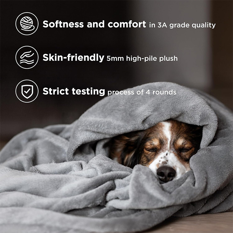 Premium Soft Flannel Fleece Blanket (Large / Bed 180 x 200 CM) - Lightweight Plush Throw for Sofa, Bed & Travel, Pet Friendly & Machine Washable - Image 4