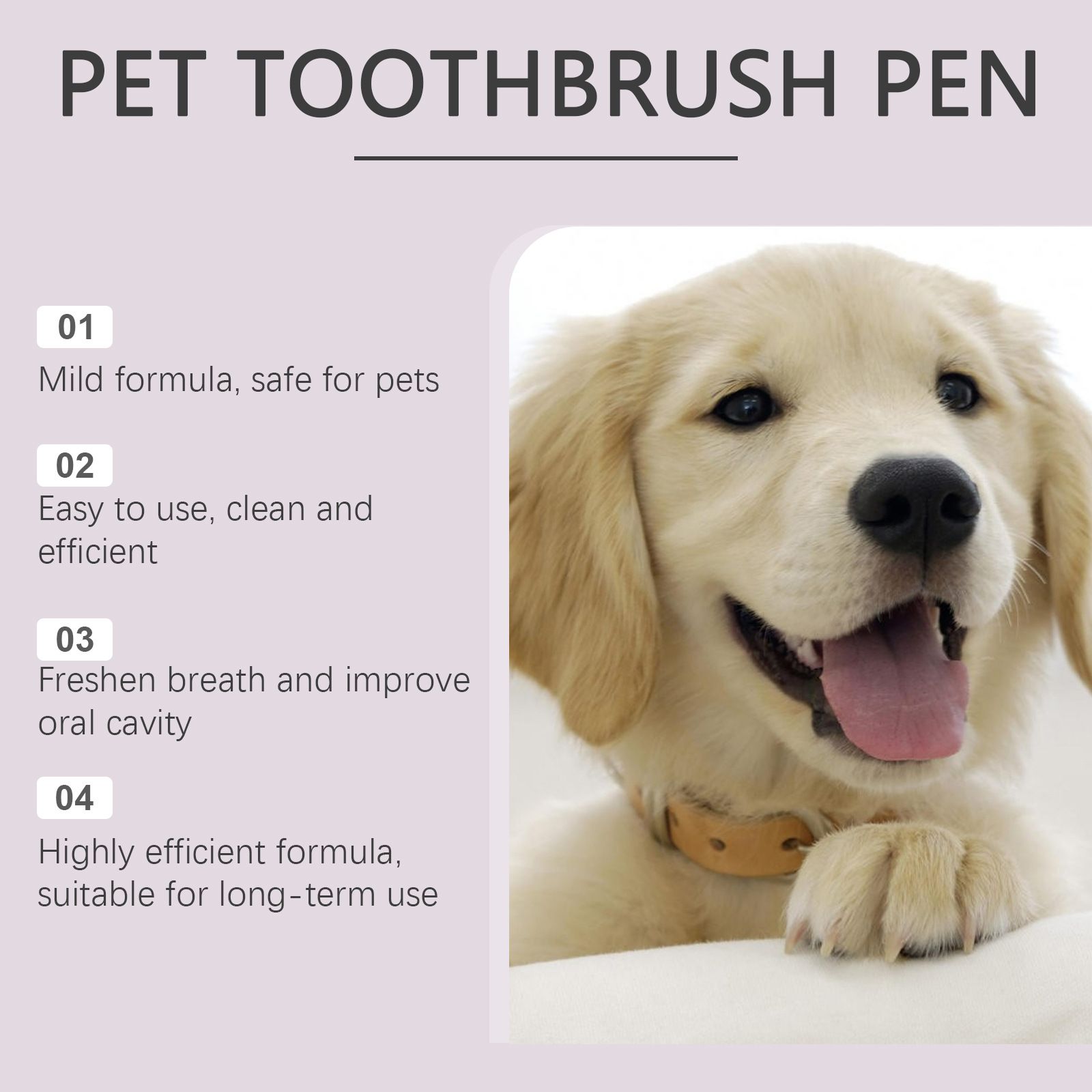 2-Pack Professional Pet Dental Cleaning Pens - Gentle Plaque & Tartar Remover and Breath Freshener for Dogs and Cats - Image 2