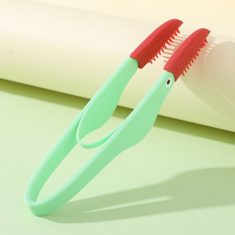 4-Pack Green Pet Eye Cleaning Brushes with Precisice Tweezer - Silicone Soft-Tip Tear Stain & Eye Crust Cleaner, Safe for Dogs and Cats - Image 1