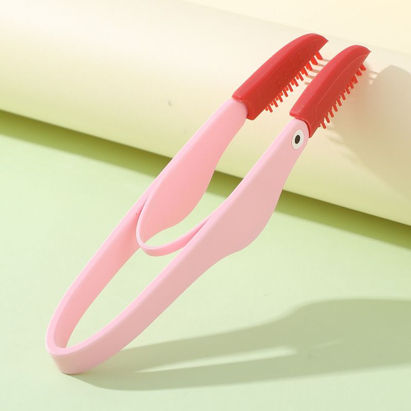 4-Pack Pink Pet Eye Cleaning Brushes with Precisice Tweezer - Silicone Soft-Tip Tear Stain & Eye Crust Cleaner, Safe for Dogs and Cats - Image 1